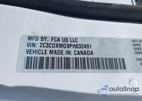 2023 Dodge Charger Gt Awd из США, поврежденный, VIN 2C3CDXMG9PH632491